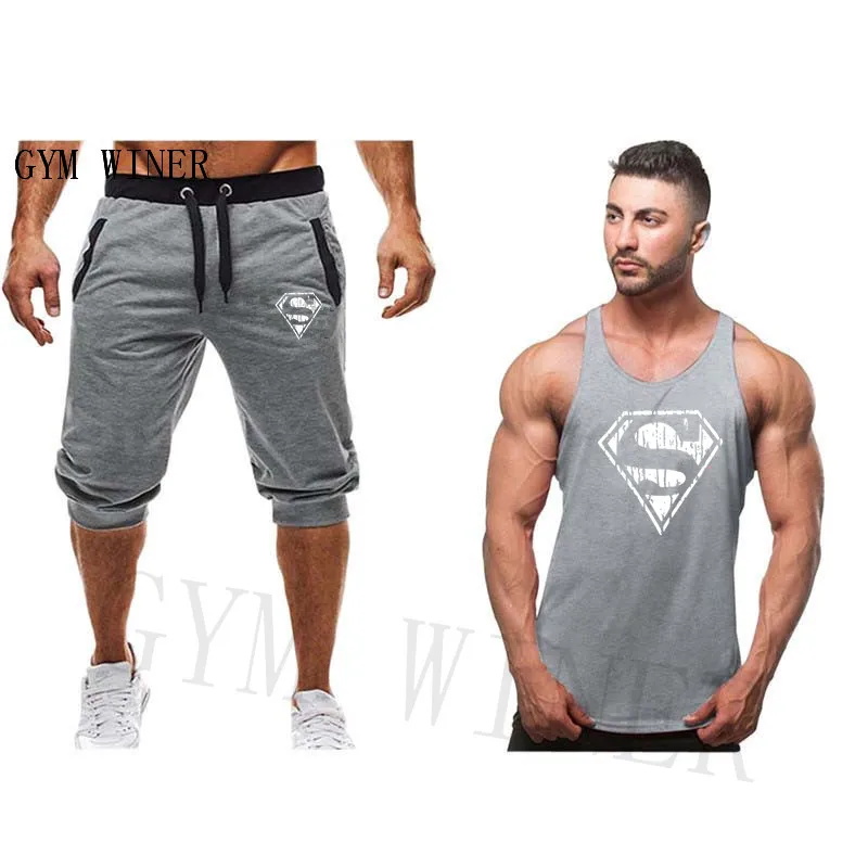 2019 Breathable Elastic Waist Fashion Casual Short+gym vest Suit Men Summer Casual Shorts Men Brand New Board Shorts
2019 Breathable Elastic Waist Fashion Casual Short+gym vest Suit Men Summer Casual Shorts Men Brand New Board Shorts