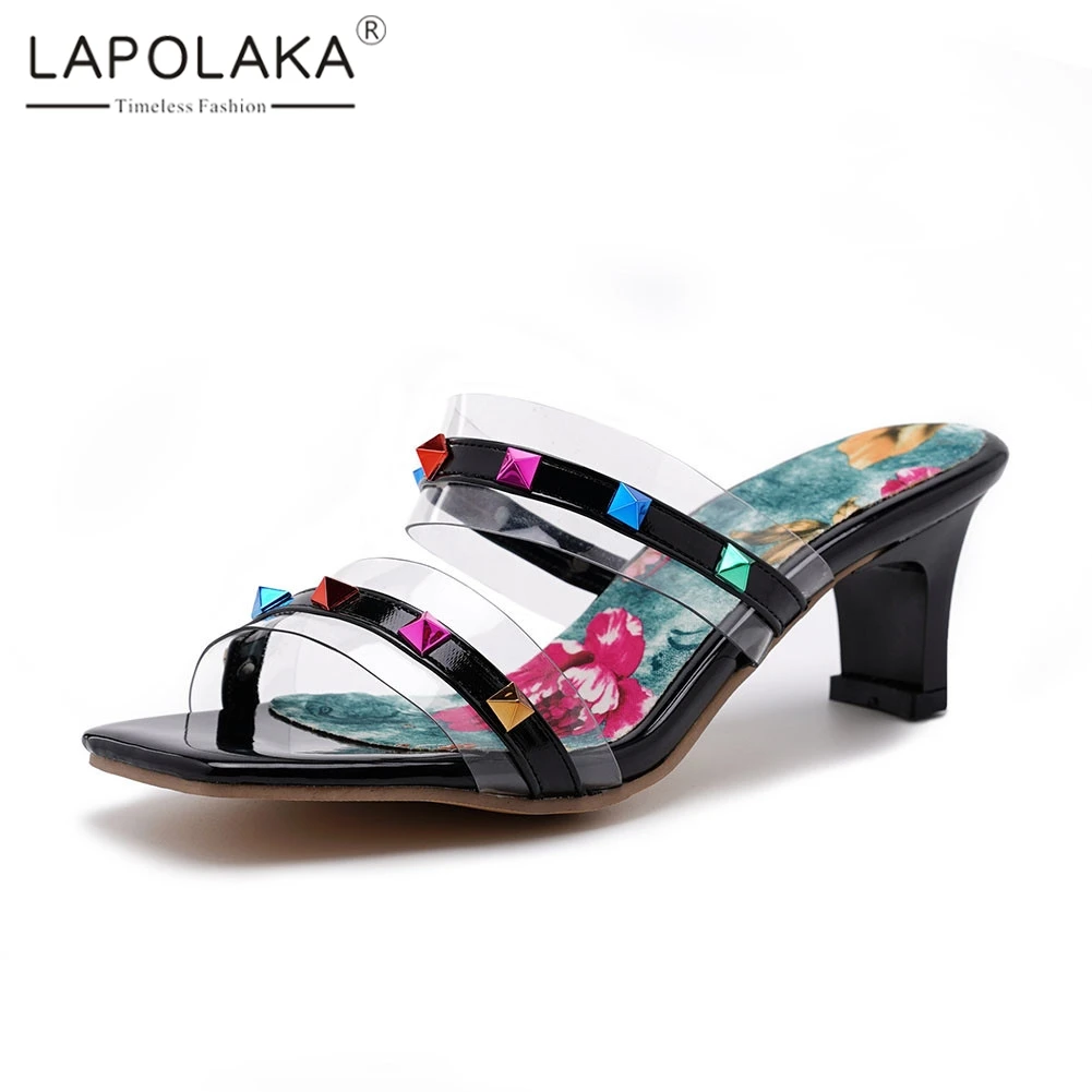 Lapolaka Brand New Big Szie 32-44 Print Ladies High Heels Mules Shoes Woman Casual Party Outside Summer Slippers Female
Lapolaka Brand New Big Szie 32-44 Print Ladies High Heels Mules Shoes Woman Casual Party Outside Summer Slippers Female