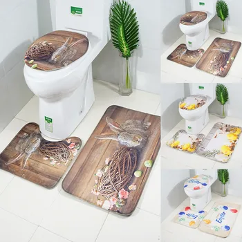 Toilets Cover 3PCS Toilet Easter Non-Slip Suction Grip Bath Mat Bathroom Kitchen Carpet Doormat Home Decor Toilet Seat Cover#30
Toilets Cover 3PCS Toilet Easter Non-Slip Suction Grip Bath Mat Bathroom Kitchen Carpet Doormat Home Decor Toilet Seat Cover#30
