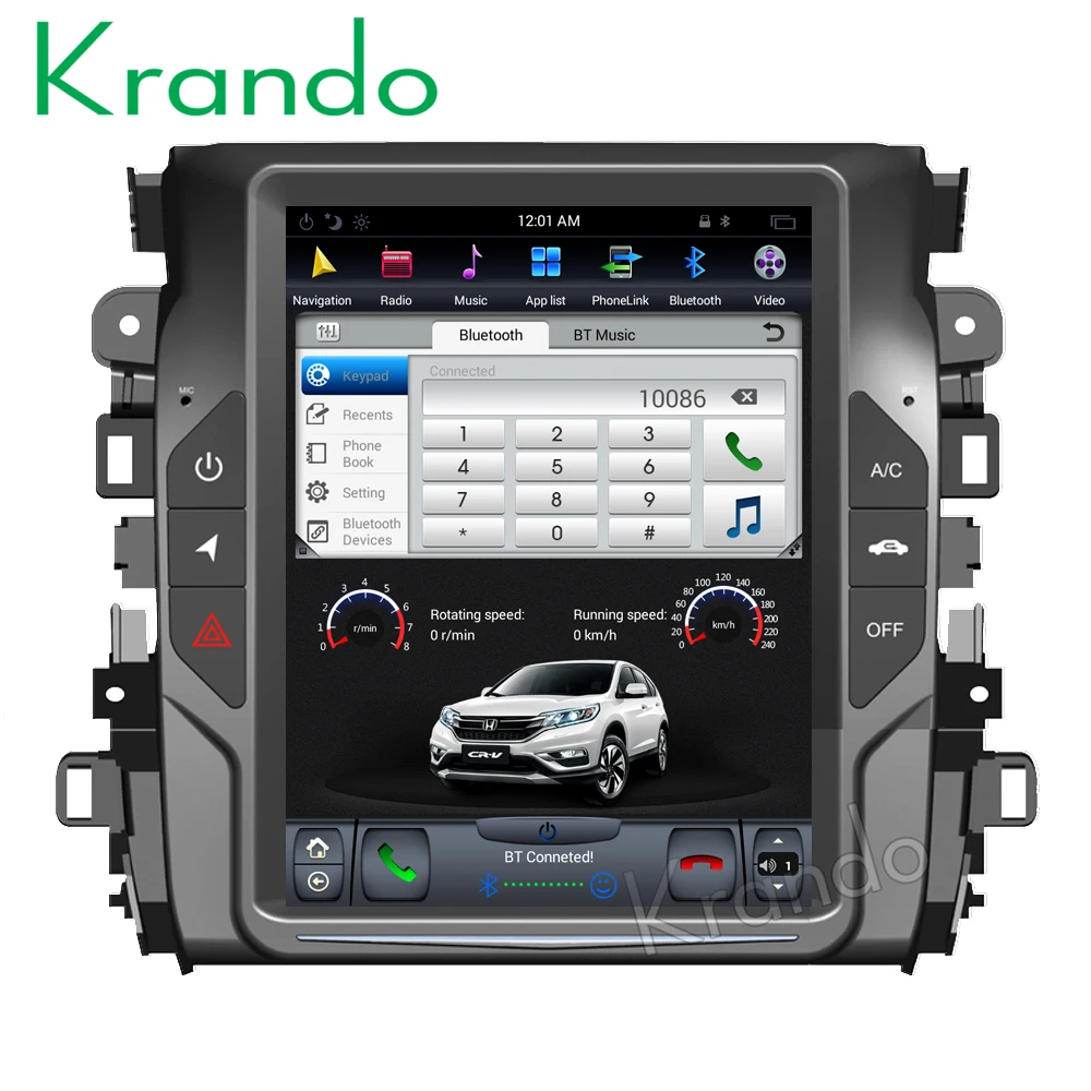 Krando Android 8.1 10.4" Tesla Vertical screen car radio multimedia system for Honda Crown Avancier 2017 navigation player
Krando Android 8.1 10.4" Tesla Vertical screen car radio multimedia system for Honda Crown Avancier 2017 navigation player
