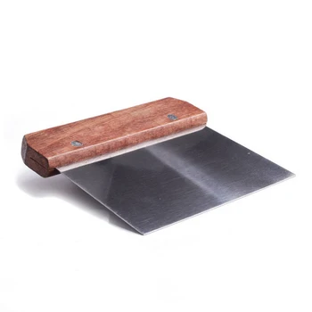 Flour Powder Scraper Stainless Steel Dough Scratch Panel Wooden Handle Baking Pastry Board Pizza Cutter Cake Bread Slicer
Flour Powder Scraper Stainless Steel Dough Scratch Panel Wooden Handle Baking Pastry Board Pizza Cutter Cake Bread Slicer