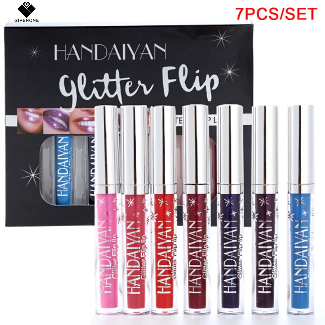 GIVENONE 7pcs 1 Box Lip Gloss Sets Waterproof Nude Moisturizer Lasting Liquid Lipstick Matte Lip Gloss Birthday Christmas Gift
GIVENONE 7pcs 1 Box Lip Gloss Sets Waterproof Nude Moisturizer Lasting Liquid Lipstick Matte Lip Gloss Birthday Christmas Gift