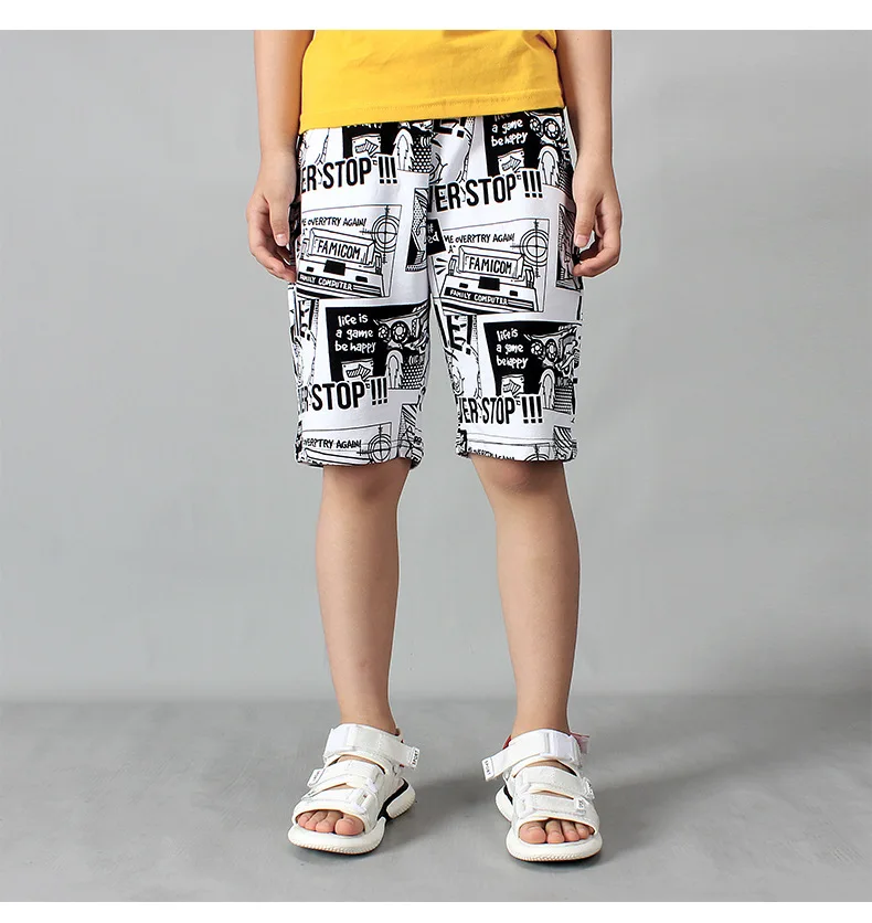 Childrens Fashion Full-Printed Shorts