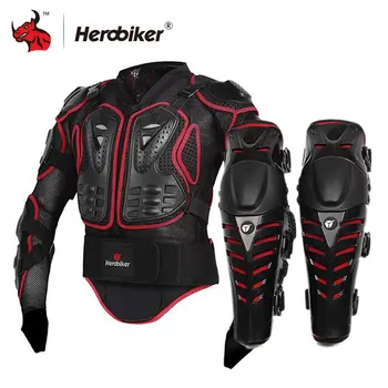 HEROBIKER Motorcycle Jacket Body Armor Protective Gears Motocross Off-Road Body Protection Jacket + Motorcycle Knee Protector
HEROBIKER Motorcycle Jacket Body Armor Protective Gears Motocross Off-Road Body Protection Jacket + Motorcycle Knee Protector