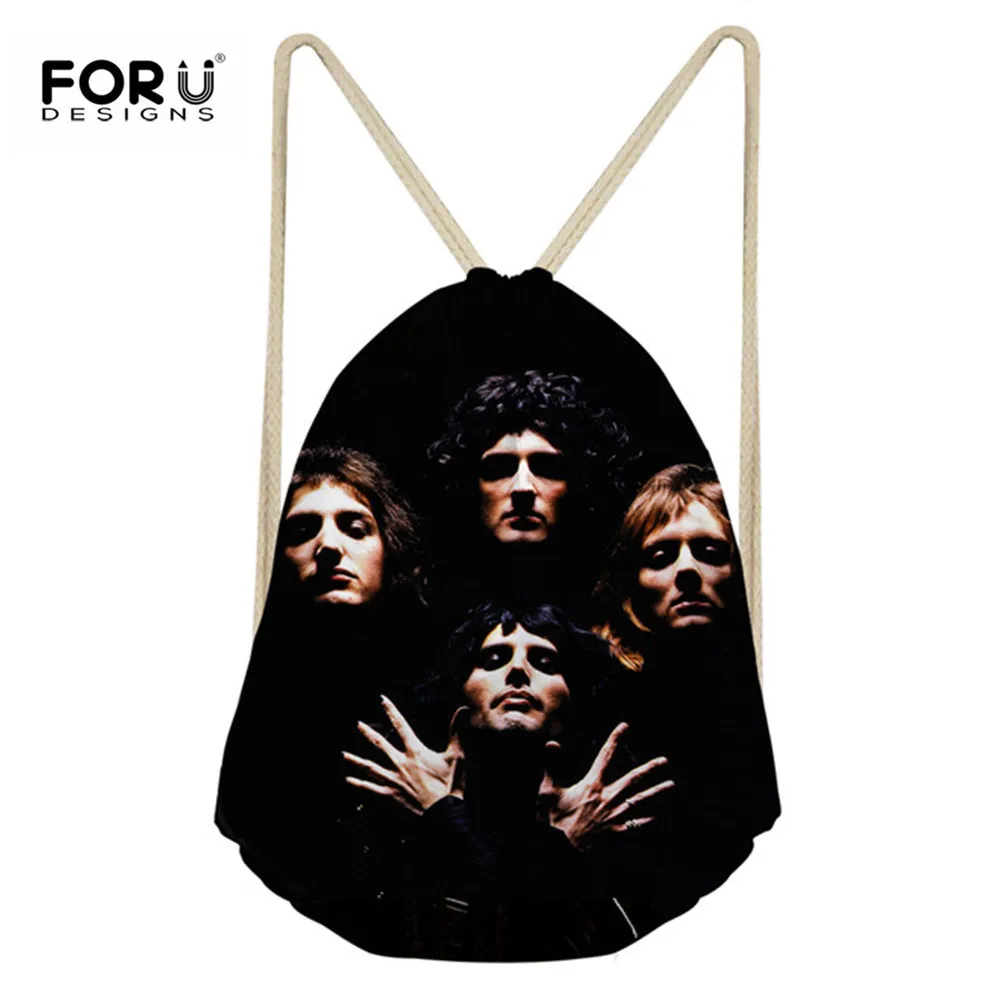 FORUDESIGNS Women Drawstring Bags Queen Band Pattern Men Backpack For Outdoor Sports Lady Shopping Bags Fashion Casual Daily Bag
FORUDESIGNS Women Drawstring Bags Queen Band Pattern Men Backpack For Outdoor Sports Lady Shopping Bags Fashion Casual Daily Bag
