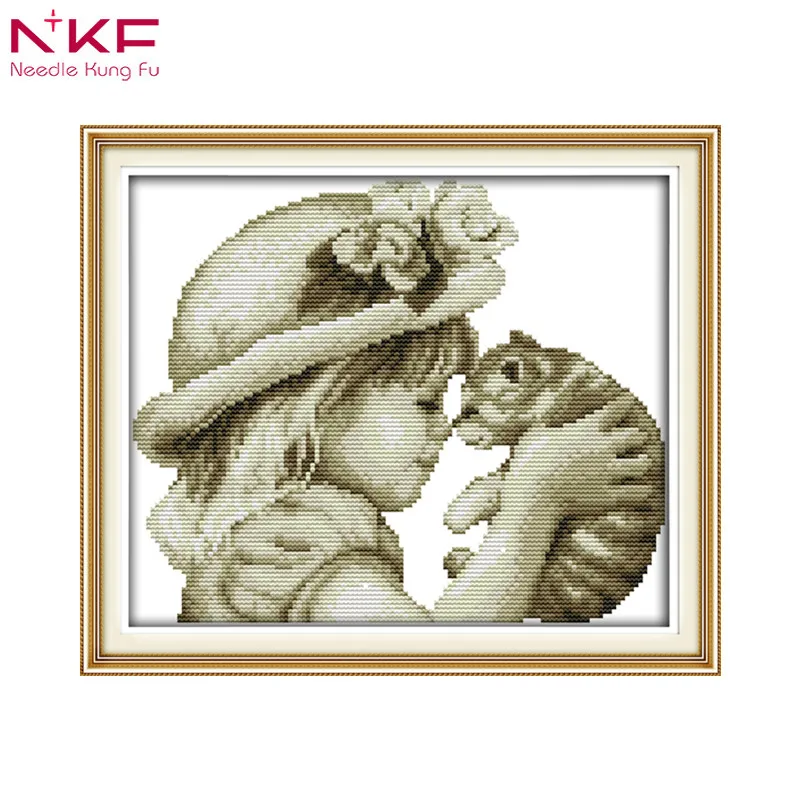 Lovely girl and cat painting counted print on canvas chinese cross stitch kits embroidery needlework sets baby room decor 14ct
Lovely girl and cat painting counted print on canvas chinese cross stitch kits embroidery needlework sets baby room decor 14ct
