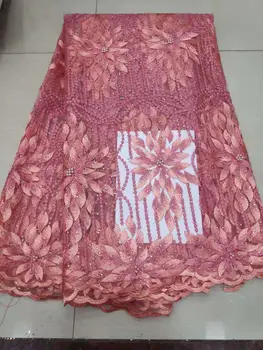 Latest Hot Sale African Laces Fabrics Embroidered High Quality French Lace Fabric Nigerian Net tulle Lace Fabric Pink
Latest Hot Sale African Laces Fabrics Embroidered High Quality French Lace Fabric Nigerian Net tulle Lace Fabric Pink