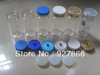 100sets 10ml Clear Glass Vials with Silicone Stopper & Flip Off Caps, Cosmetic/Injection glass bottles with Crimp Neck,100% New
100sets 10ml Clear Glass Vials with Silicone Stopper & Flip Off Caps, Cosmetic/Injection glass bottles with Crimp Neck,100% New