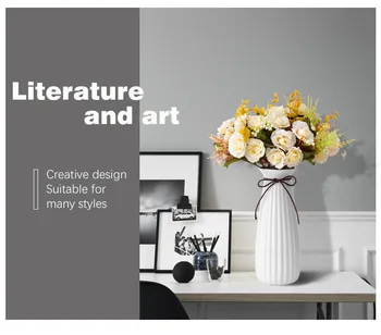 Quail 8 inch Ceramic Flower Vase,Modern Fashion,Corridor Home Wedding Decoration,Classic White,Restaurant Decorative Ornaments
Quail 8 inch Ceramic Flower Vase,Modern Fashion,Corridor Home Wedding Decoration,Classic White,Restaurant Decorative Ornaments