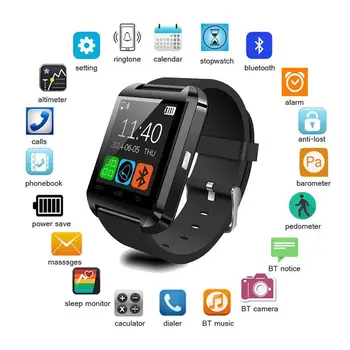 Sports Smartwatch Bluetooth Smart Watch For IPhone IOS Android Smart Phone Wear Clock Wearable Device Smartwach U8 PK GT08 DZ09
Sports Smartwatch Bluetooth Smart Watch For IPhone IOS Android Smart Phone Wear Clock Wearable Device Smartwach U8 PK GT08 DZ09