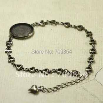 free shipping!!! 100pcs/lot brand new 18mm pad Antique bronze love heart bracelet end with lobster clasp jewelry
free shipping!!! 100pcs/lot brand new 18mm pad Antique bronze love heart bracelet end with lobster clasp jewelry