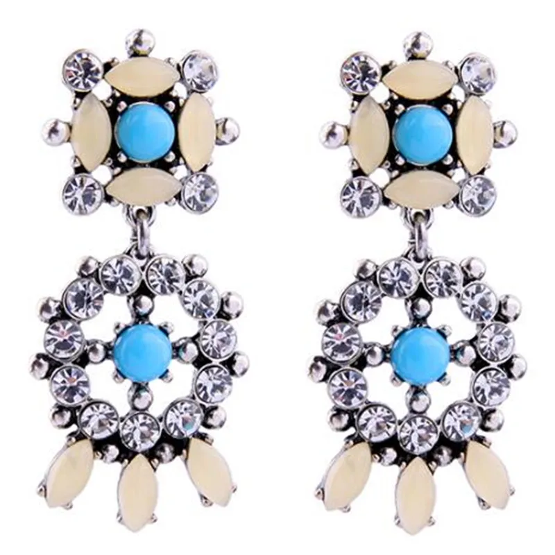 New Arrival Fashion Luxury Brand Vintage Dangle Earrings Ethnic Romantic Clear Crystal Drop Earrings For Women Charm Jewelry
New Arrival Fashion Luxury Brand Vintage Dangle Earrings Ethnic Romantic Clear Crystal Drop Earrings For Women Charm Jewelry