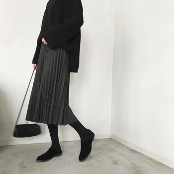 Woolen long section pregnant women stomach lift skirt A word pleated skirt pregnant women skirt pettiskirt
Woolen long section pregnant women stomach lift skirt A word pleated skirt pregnant women skirt pettiskirt