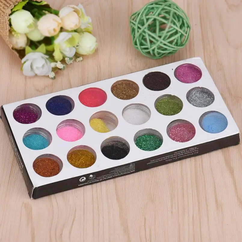 FeatheringWomen 18 colors Carving Acrylic Powder Glitter Nail Art Crystal Nail Dust F40
FeatheringWomen 18 colors Carving Acrylic Powder Glitter Nail Art Crystal Nail Dust F40