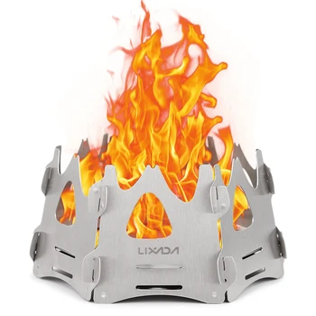 Lixada Outdoor Stove Folding Mini Stove Camping Wood Stove Portable Lightweight Backpacking Pocket Picnic Burners Wood Furnace
Lixada Outdoor Stove Folding Mini Stove Camping Wood Stove Portable Lightweight Backpacking Pocket Picnic Burners Wood Furnace