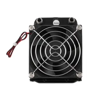 Aluminum 80mm Water Cooling Cooled Row Heat Exchanger Radiator + Fan for CPU PC Eletronic Hot 
Aluminum 80mm Water Cooling Cooled Row Heat Exchanger Radiator + Fan for CPU PC Eletronic Hot