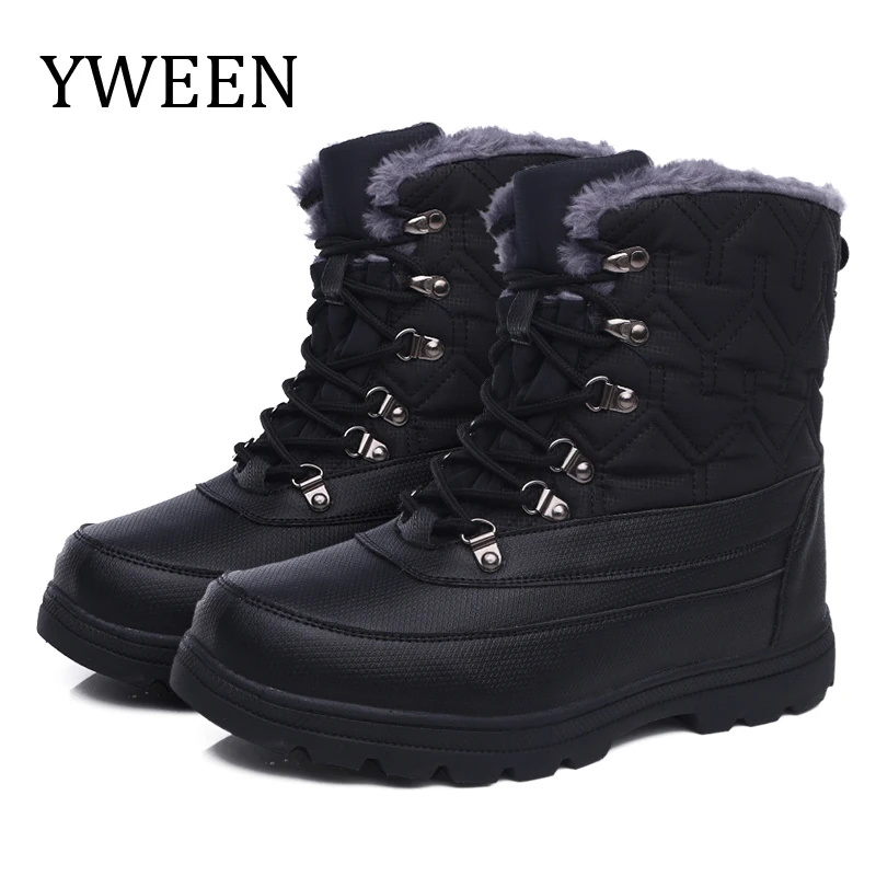 YWEEN Men's shoes Solid Color Men winter boots warm plush lace up 2020 new design style PU upper free ship outdoor boots for men
YWEEN Men's shoes Solid Color Men winter boots warm plush lace up 2020 new design style PU upper free ship outdoor boots for men