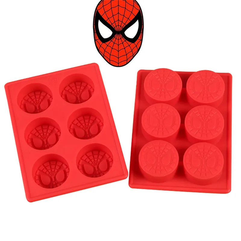 Funny Star Wars Spiderman Silicone Mould Ice Tray Ice Cube Tray Chocolate Candy Jello Pudding Mold DIY Baking Mold Tools
Funny Star Wars Spiderman Silicone Mould Ice Tray Ice Cube Tray Chocolate Candy Jello Pudding Mold DIY Baking Mold Tools