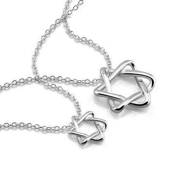 Led necklace women gifts silver six-pointed star pendant necklaces Solid 925 silver women necklace lady sterling silver jewelry
Led necklace women gifts silver six-pointed star pendant necklaces Solid 925 silver women necklace lady sterling silver jewelry