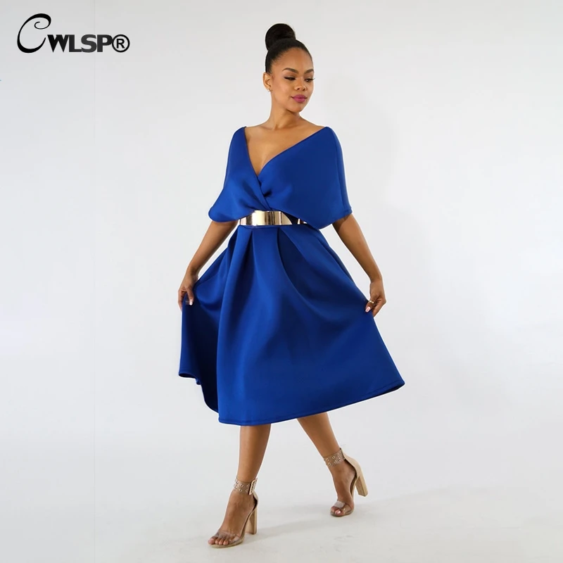 CWLSP 2018 Elegant Summer Dress For Woman Solid High Waist Cold Shoulder Dress With Zipper Women Ball Gown Dress QZ2750
CWLSP 2018 Elegant Summer Dress For Woman Solid High Waist Cold Shoulder Dress With Zipper Women Ball Gown Dress QZ2750
