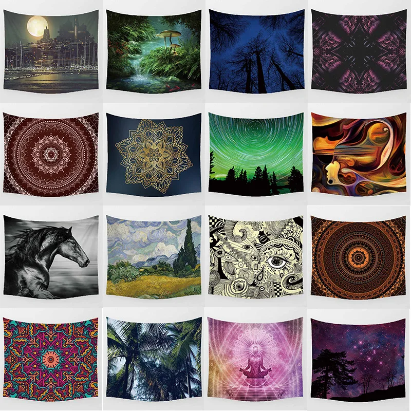 Hot sale large high-definition mandala forest large tapestry wall hanging tapestry mixture styles wall tapestry
Hot sale large high-definition mandala forest large tapestry wall hanging tapestry mixture styles wall tapestry