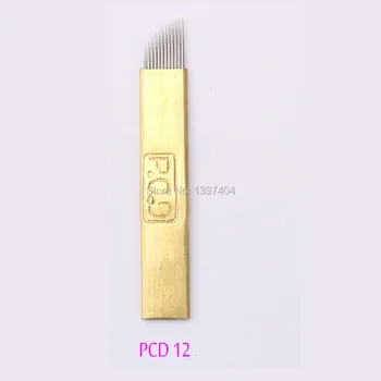 100PC PCD12 Pin Permanent Makeup Eyebrow Tatoo Blade Microblading Needles blade For 3D Embroidery Manual Tattoo Pen12 hard blade
100PC PCD12 Pin Permanent Makeup Eyebrow Tatoo Blade Microblading Needles blade For 3D Embroidery Manual Tattoo Pen12 hard blade