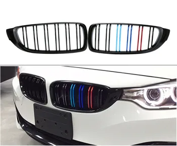 A Set Gloss Black M-Power Front Kidney Grill Grille Double Slat For 4 Series F32 F33 F36 F82 M4 2014-2016
A Set Gloss Black M-Power Front Kidney Grill Grille Double Slat For 4 Series F32 F33 F36 F82 M4 2014-2016