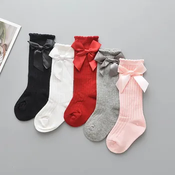 5 Pairs Baby Girls Long Socks Bow Knot Cotton Anti-slip Autumn Socks Spanish Knee High Sock M09 
5 Pairs Baby Girls Long Socks Bow Knot Cotton Anti-slip Autumn Socks Spanish Knee High Sock M09