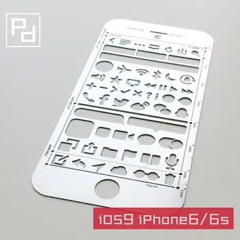 iOS9 Iphone 6/6s Size Stainless Steel Web UI Template DIY Drawing Graphic Web Designs Template Ruler for Planner Agenda
iOS9 Iphone 6/6s Size Stainless Steel Web UI Template DIY Drawing Graphic Web Designs Template Ruler for Planner Agenda