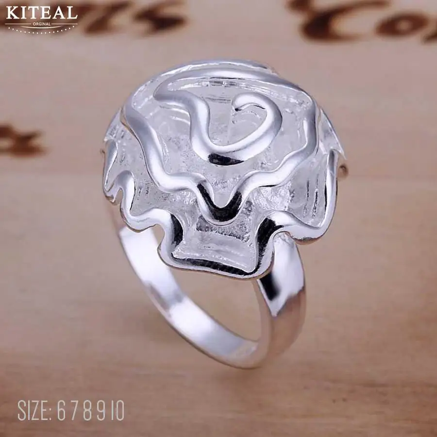 Best gift Hot silver color Fashion rose solid Ring big heavy Rose Flower size 6 7 8 9 10 Women Party wholesale 925 stamp
Best gift Hot silver color Fashion rose solid Ring big heavy Rose Flower size 6 7 8 9 10 Women Party wholesale 925 stamp