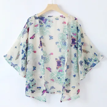 2020 Summer Chiffon Butterfly Print Bikini Cover Up Shawl Crochet Beach Tunics Swimwear Women Swimsuit Beachwear Kaftan Pareos
2020 Summer Chiffon Butterfly Print Bikini Cover Up Shawl Crochet Beach Tunics Swimwear Women Swimsuit Beachwear Kaftan Pareos