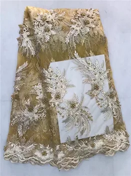 Lace Fabric For Nigerian African Voile Lace For Evening Dress Gold 3d Lace Fabric Stone Bead 2017 High Quality FOR wedding White
Lace Fabric For Nigerian African Voile Lace For Evening Dress Gold 3d Lace Fabric Stone Bead 2017 High Quality FOR wedding White