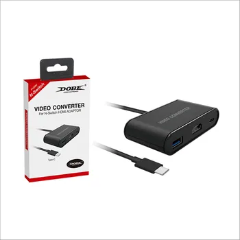 Type-C/USB-C to HDMI Adapter Video Converter for Nintendo Switch Console Generic DOBE TNS-1764 Switch HDMI Video Converter
Type-C/USB-C to HDMI Adapter Video Converter for Nintendo Switch Console Generic DOBE TNS-1764 Switch HDMI Video Converter