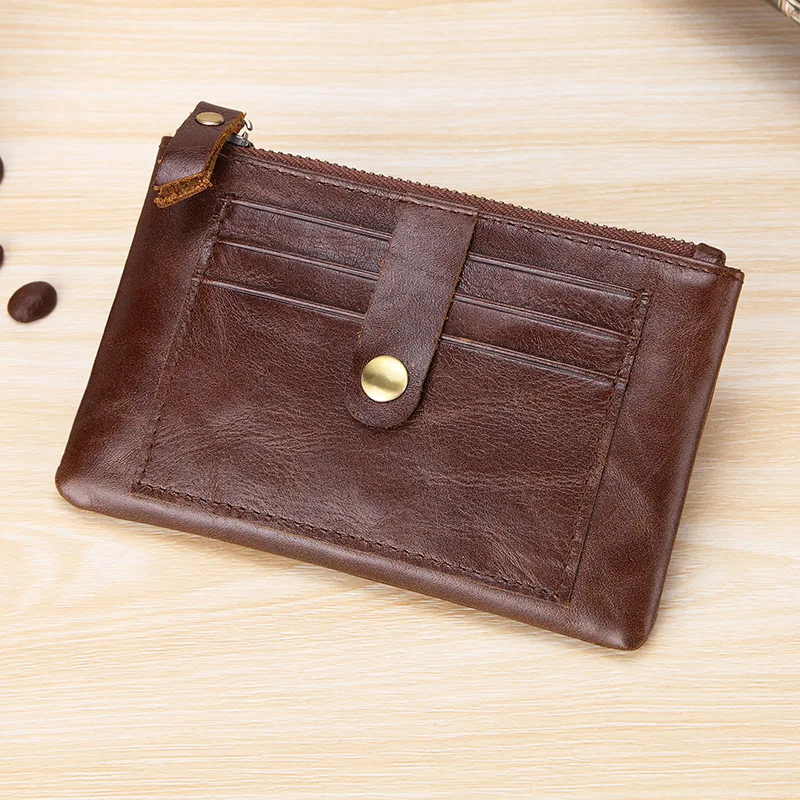 2019 new men and women first layer leather coin purse multi-function coin bag rfid oil wax leather leather wallet
2019 new men and women first layer leather coin purse multi-function coin bag rfid oil wax leather leather wallet
