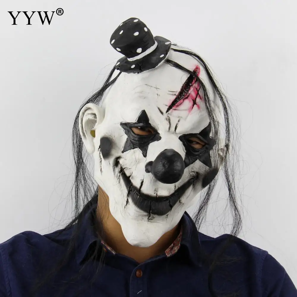 Full Face Breathable Mascara Clown Cosplay Party Masks Scary Clown Halloween Mask Game Horror Masker Funny Masque Terror Props
Full Face Breathable Mascara Clown Cosplay Party Masks Scary Clown Halloween Mask Game Horror Masker Funny Masque Terror Props