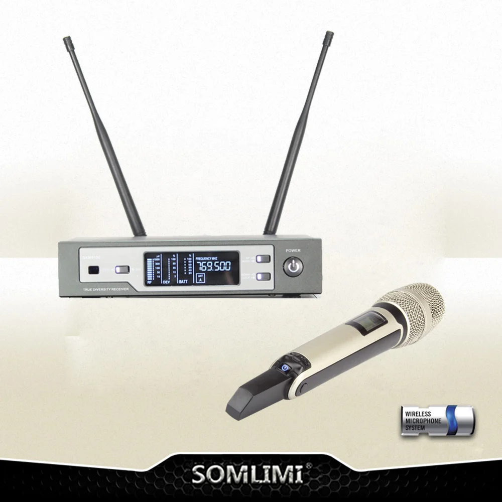 SOM High Quality Professional SKM9100 True Diversity Handheld Wireless Microphone Professional Lavalier Clip Microphone Headset
SOM High Quality Professional SKM9100 True Diversity Handheld Wireless Microphone Professional Lavalier Clip Microphone Headset