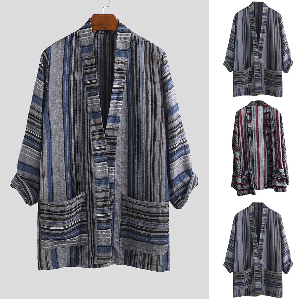 2019 New Instyle Upper Garment Fashion Men Striped Printed Long Sleeve Loose Fit Open Up Casual Shirt Nuevos tops para hombre
2019 New Instyle Upper Garment Fashion Men Striped Printed Long Sleeve Loose Fit Open Up Casual Shirt Nuevos tops para hombre