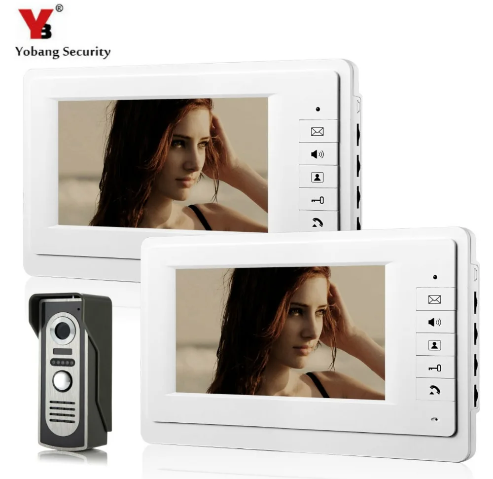 Yobang Security Video Doorbell Unlock Intercom System Wired 7 Inch Display Monitor Visual Home Video Door Phone For Apartment
Yobang Security Video Doorbell Unlock Intercom System Wired 7 Inch Display Monitor Visual Home Video Door Phone For Apartment