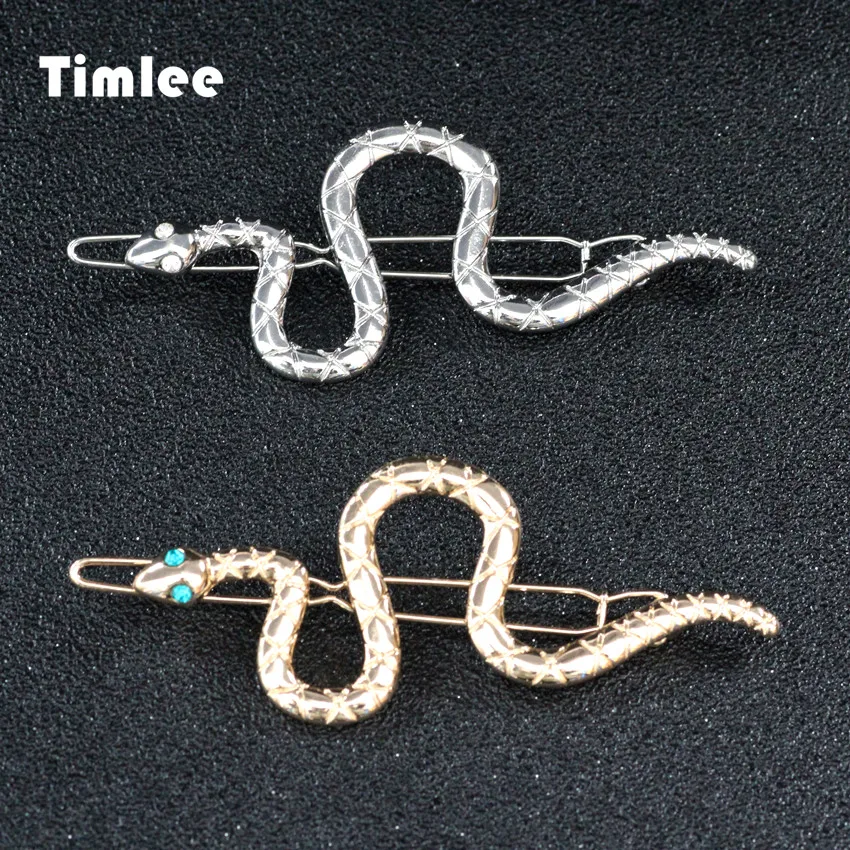 Timlee H124 Free Shipping Contracted Personality Snake Metal Hair Clip, Fashion Hair Accessory Wholesale
Timlee H124 Free Shipping Contracted Personality Snake Metal Hair Clip, Fashion Hair Accessory Wholesale