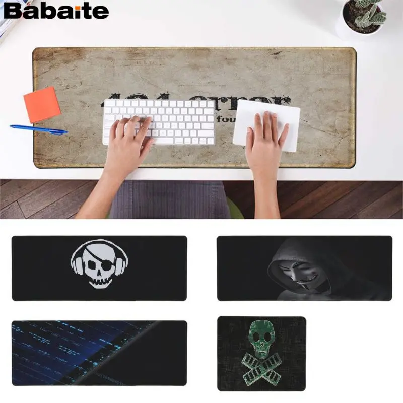 Babaite Technical hacker 404 Locking Edge Mouse Pad Game Speed/Control Version Large Gaming Mouse Pad
Babaite Technical hacker 404 Locking Edge Mouse Pad Game Speed/Control Version Large Gaming Mouse Pad