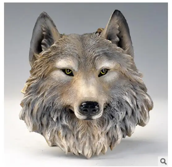 Wolf wave Hang animal heads on the wall Household creative realistic animal head wall hanging decoration statues Home Furnishing
Wolf wave Hang animal heads on the wall Household creative realistic animal head wall hanging decoration statues Home Furnishing