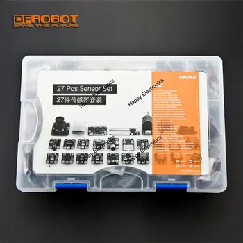 DFRobot 100% Genuine Upgraded version High Quality Gravity Series 27 Pcs Sensor Set for Arduino
DFRobot 100% Genuine Upgraded version High Quality Gravity Series 27 Pcs Sensor Set for Arduino
