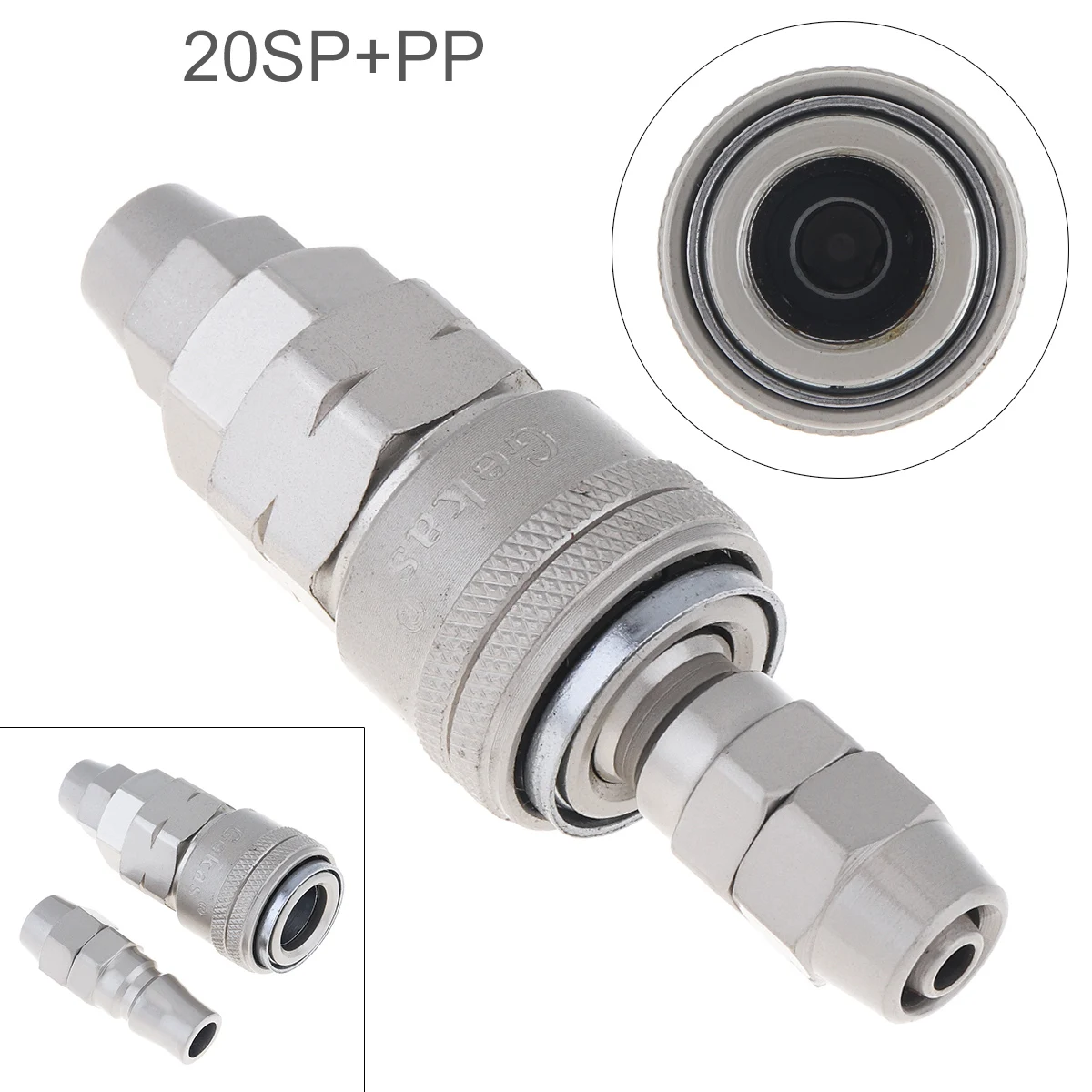 2pcs/set TL-U4 20SP+PP Hardened Steel Pneumatic Parts Quick High Pressure Connector with Dual-interface for Air Compressor
2pcs/set TL-U4 20SP+PP Hardened Steel Pneumatic Parts Quick High Pressure Connector with Dual-interface for Air Compressor