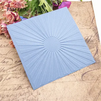 PANFELOU Warm rays of the sun Embossing folders Plastic For Scrapbooking DIY Template Fondant Cake Photo Album Card Making
PANFELOU Warm rays of the sun Embossing folders Plastic For Scrapbooking DIY Template Fondant Cake Photo Album Card Making