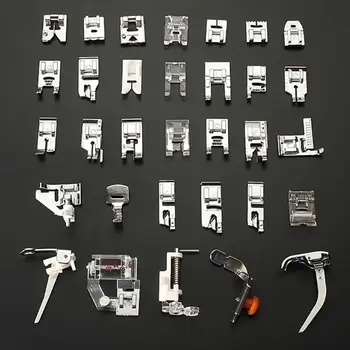 32Pcs/set Sewing Machine Foot Feet Snap On For Brother Singer Presser Foot Kits Domestic Sewing Accessories
32Pcs/set Sewing Machine Foot Feet Snap On For Brother Singer Presser Foot Kits Domestic Sewing Accessories