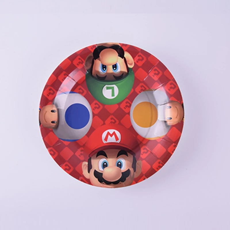 Baby Shower Party Super Mario Cartoon Theme Happy Birthday Dishes Disposable Paper Red Plates Decorations Events Supplies 10pcs
Baby Shower Party Super Mario Cartoon Theme Happy Birthday Dishes Disposable Paper Red Plates Decorations Events Supplies 10pcs