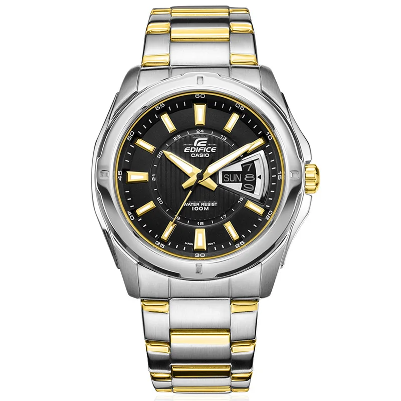 

Casio Edifice Watch Quartz Wrist Watch Business men's Watch Top Fashion Brand table Clock EF-129D-1A Relogio Masculino gift box