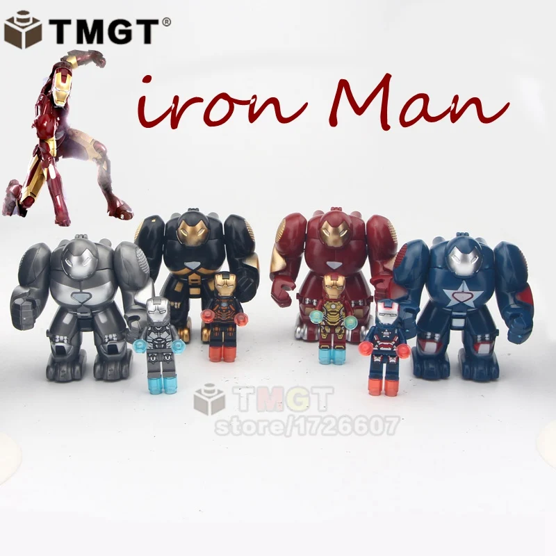 Single Legoings Big Size Iron Man with minifigs Marvel Avengers endgame Venom Hulk Bricks Building Blocks Toys For Children
Single Legoings Big Size Iron Man with minifigs Marvel Avengers endgame Venom Hulk Bricks Building Blocks Toys For Children