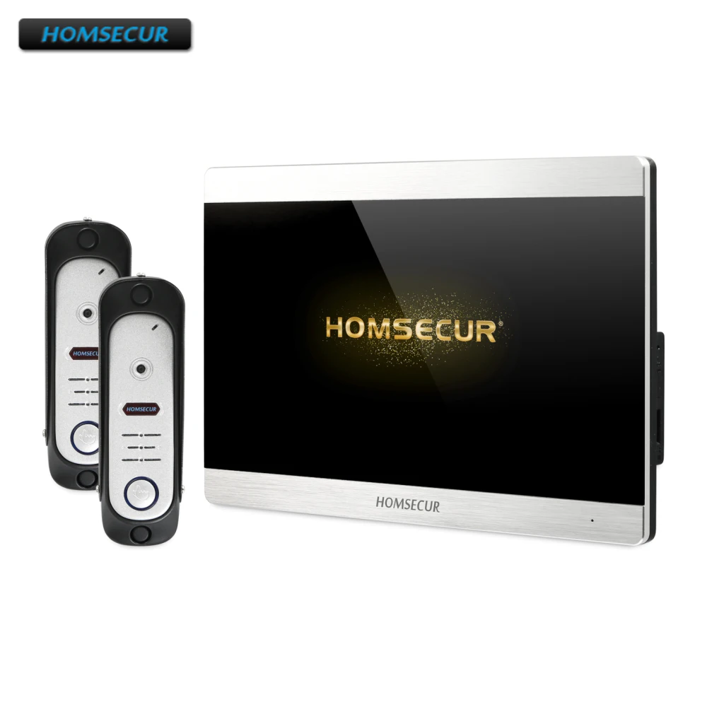 HOMSECUR 7" AHD Video Door Phone Intercom System with 1.3MP Silver Camera for House/Flat BC051HD-S+BM715HD-S
HOMSECUR 7" AHD Video Door Phone Intercom System with 1.3MP Silver Camera for House/Flat BC051HD-S+BM715HD-S