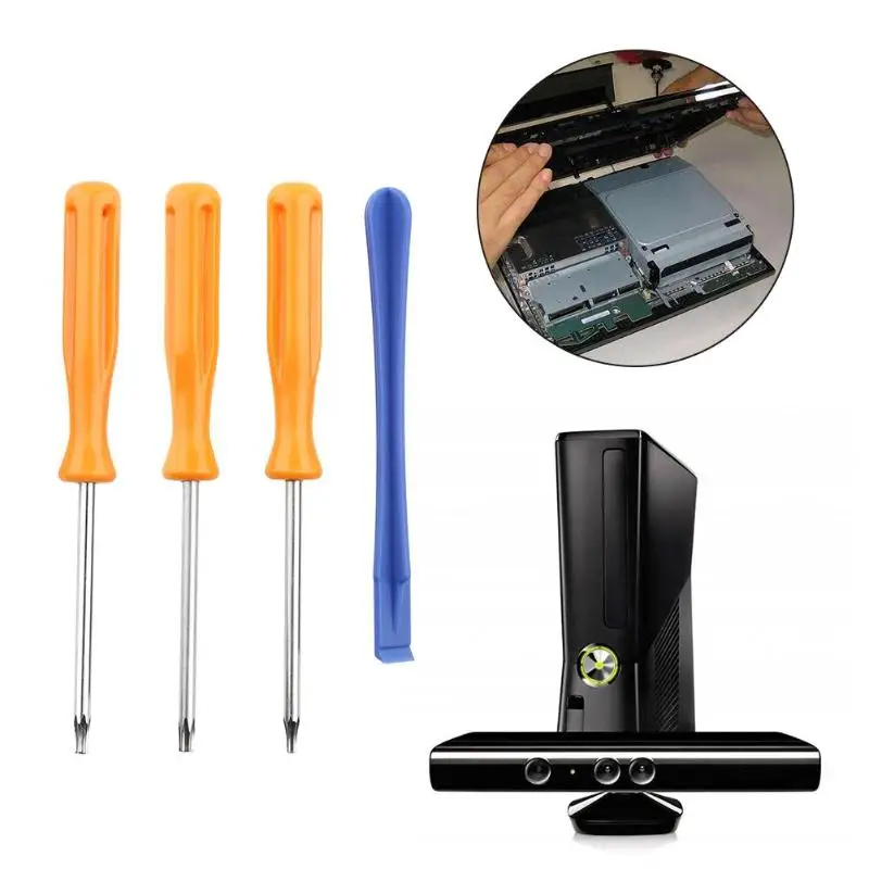 4Pcs T8 T9 T10 Torx Screwdriver Magnetic Repair Tool For Xbox 360 Wireless Controller Tool Repair DIY Tool
4Pcs T8 T9 T10 Torx Screwdriver Magnetic Repair Tool For Xbox 360 Wireless Controller Tool Repair DIY Tool